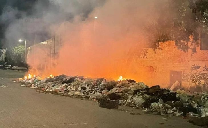 Investigan cómo fue provocado el incendio de basura en riberas del río Atoyac, en la ciudad de Oaxaca