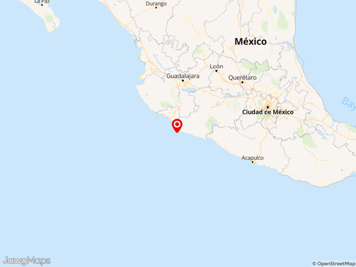 Sismo de 4.4 de magnitud con epicentro en Coalcomán, Michoacán