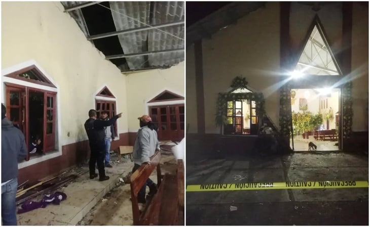 Explosión de pirotecnia en capilla de Veracruz deja 10 lesionados durante festejos a San Judas Tadeo