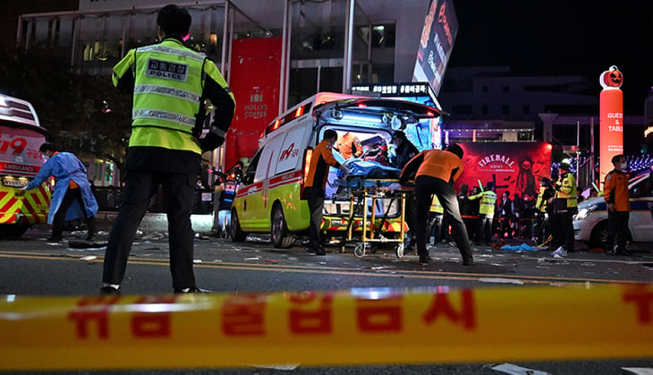 ¡Tragedia en Seúl! una estampida deja al menos 146 muertos