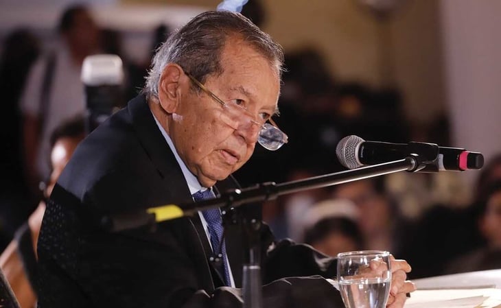 “El que todo debe, todo teme”, dice Muñoz Ledo sobre AMLO; llama a formar un frente democrático contra la reforma electoral