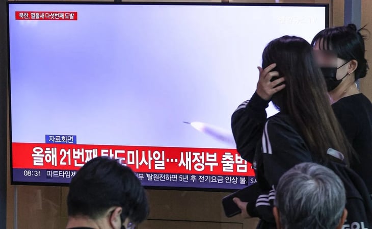 Tras lanzamiento norcoreano, Seúl confirma que es la 'primera vez' que un misil cae en sus aguas
