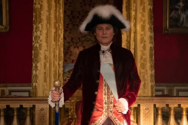 Johnny Depp impacta con su nueva imagen para el personaje de Luis XV 