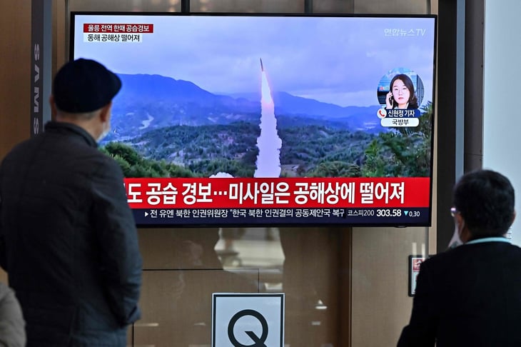 EU condena lanzamiento 'temerario' de más de 20 misiles por parte de Corea del Norte