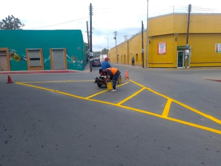 Instalan señaléticas viales en San Buenaventura