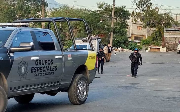 Dos personas resultaron heridas tras ataque a balazos en Santa Catarina, Nuevo León 