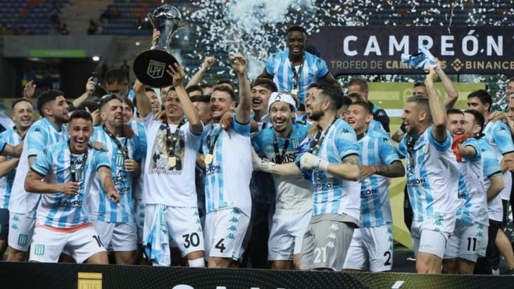 Racing vence a Boca Juniors en el trofeo de Campeones 