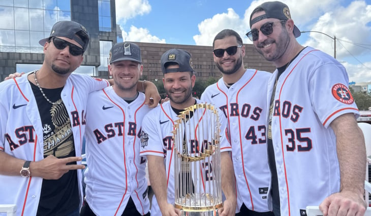 Astros festejó con desfile en Houston su segunda Serie Mundial