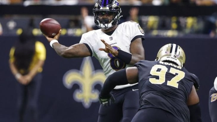 NFL: Drake y Houston llevaron a Ravens a triunfo sobre Saints en el MNF