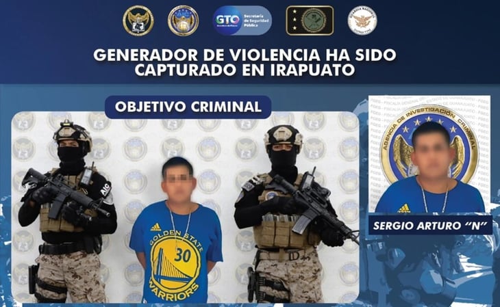 Detienen a 'El Diablo', implicado en masacre de 12 personas en bar 'El Pantano' de Irapuato