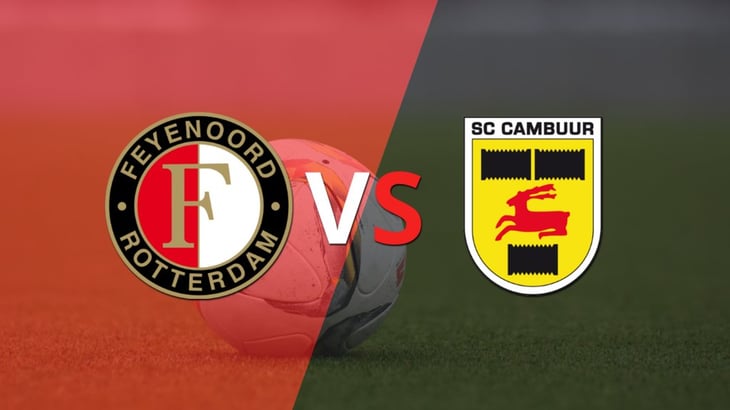 Feyenoord busca mantener la ventaja ante Cambuur en la etapa complementaria