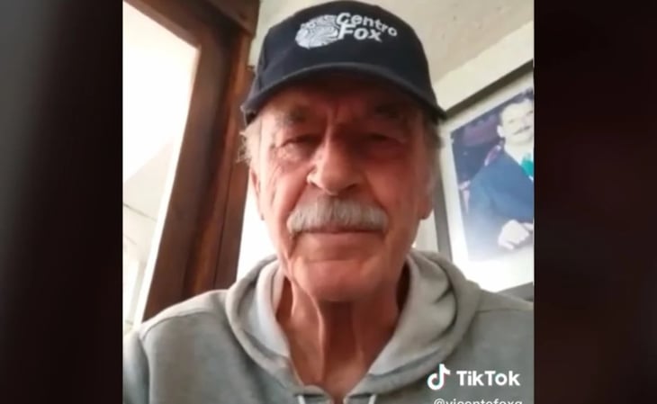 Video: Vicente Fox crea cuenta de TikTok; invita a marcha en defensa del INE