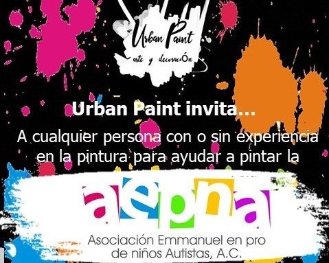 Urban Paint invita a la comunidad a pintar AEPNA