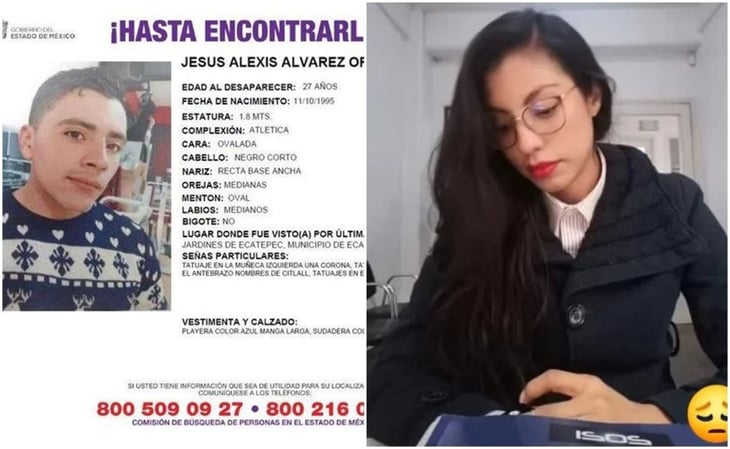 Detienen a Alexis N., novio de Mónica Citlalli, por presunto feminicidio de la maestra de inglés