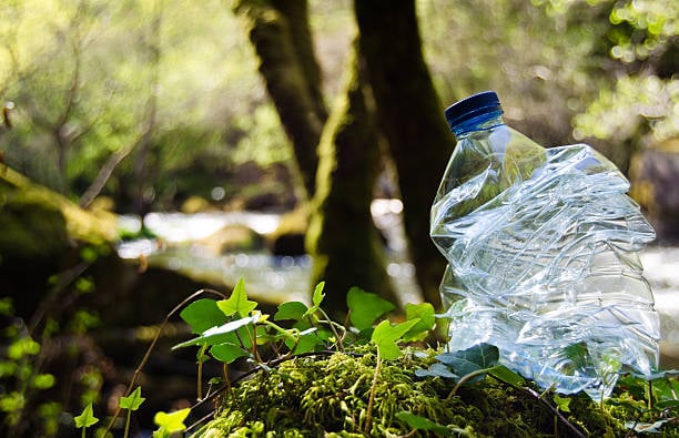 según estudios, un porcentaje del plástico apto para la composta no se descompone por completo