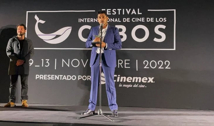 Tenoch Huerta, homenajeado en la clausura del Festival de Cine de Los Cabos
