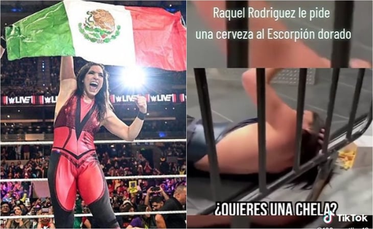VIDEO: Luchadora de la WWE pide una 'chela' en pleno combate