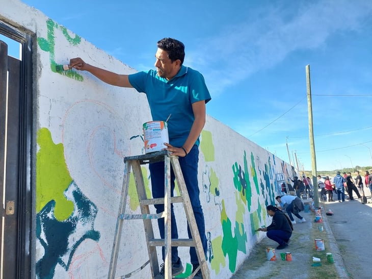 Asociación Emmanuel estrena mural hecho por voluntarios de Urban Paint y empresas