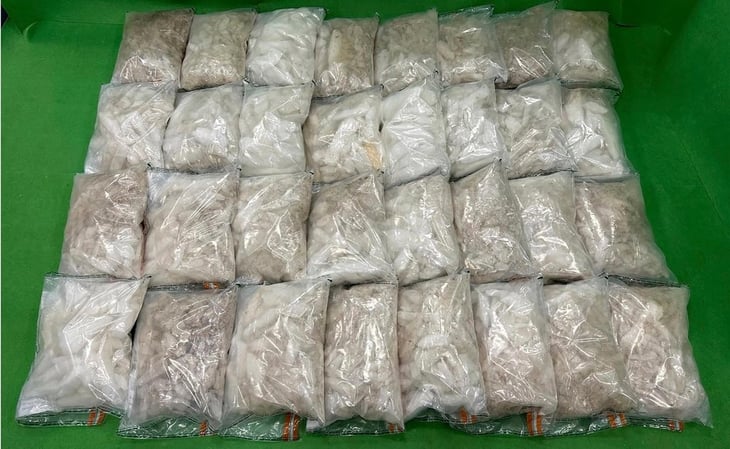Hong Kong decomisa 100 kilos de metanfetamina escondida en máquina industrial proveniente de México