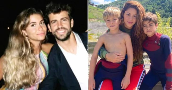 Piqué y Clara estrenan vida juntos mientras Shakira y sus hijos empacan