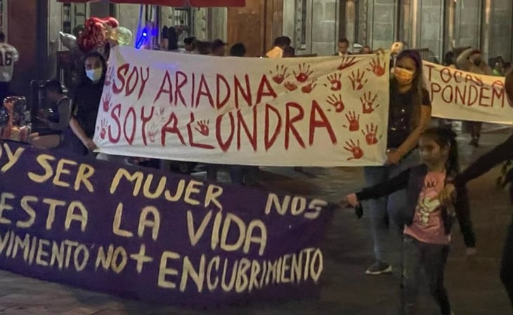 Marchan para pedir destitución del fiscal Uriel Carmona por caso Ariadna Fernanda y otros feminicidios en Morelos
