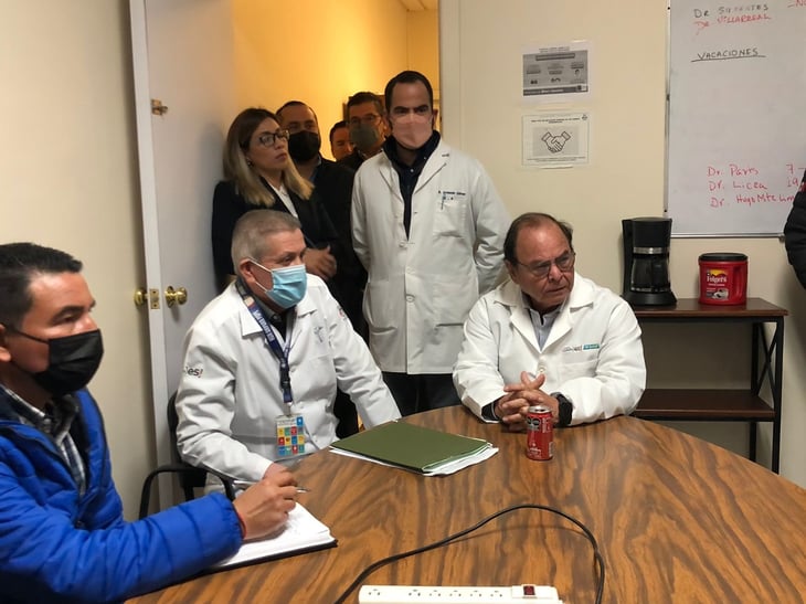 Hospital Amparo recibe inspección por parte de Roberto Bernal 