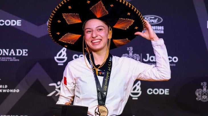 La mexicana Daniela Souza gana oro en Campeonato Mundial de Taekwando
