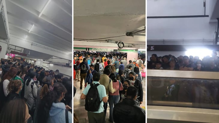 Reportan caos en Línea B tras suspensión de servicio por persona arrollada en Metro CDMX