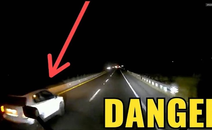 VIDEO: A balazos, presuntos asaltantes intentan frenar camión en carretera de SLP
