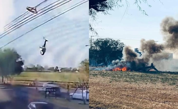 Autoridades descartan atentado como causa de la caída del helicóptero en Aguascalientes