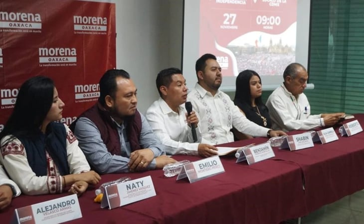 Morena Oaxaca convoca a marchar y acompañar “lucha de AMLO”; busca movilizar a 20 mil personas