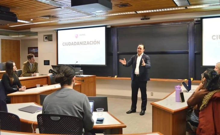 Estrategia de 'Ciudadanización' en Coahuila, ejemplo en Universidad de Harvard