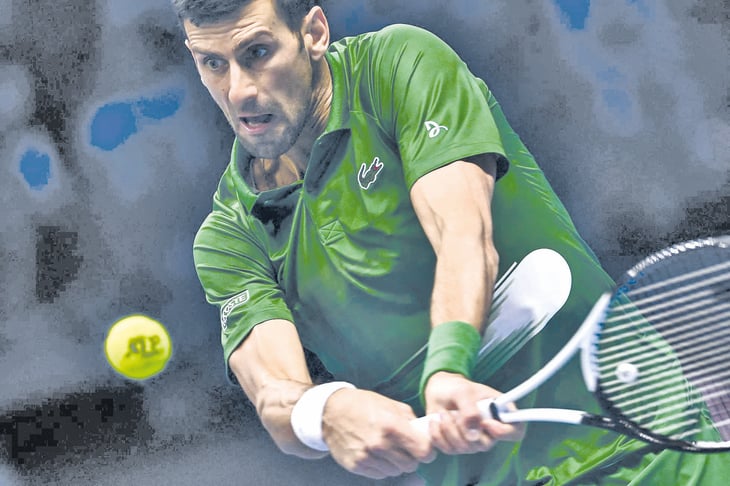 Nole Djokovic, finalista en la Copa de Maestros, acecha el récord de Federer