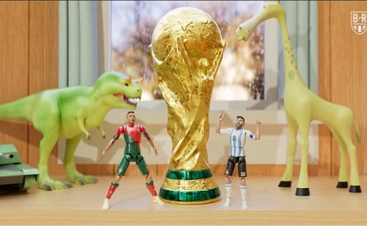 Lionel Messi y Cristiano Ronaldo protagonizan un increíble video al estilo Toy Story sobre el Mundial