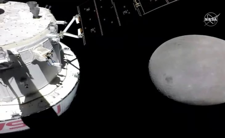 Misión Artemis I: la cápsula Orión roza la Luna buscando llevar humanos al espacio