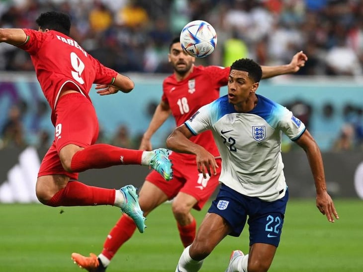 Inglaterra debuta en el Mundial con goleada a Irán