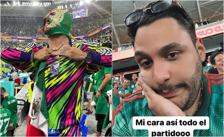 Así vivieron influencers y celebridades el partido de México vs Polonia en Qatar 2022