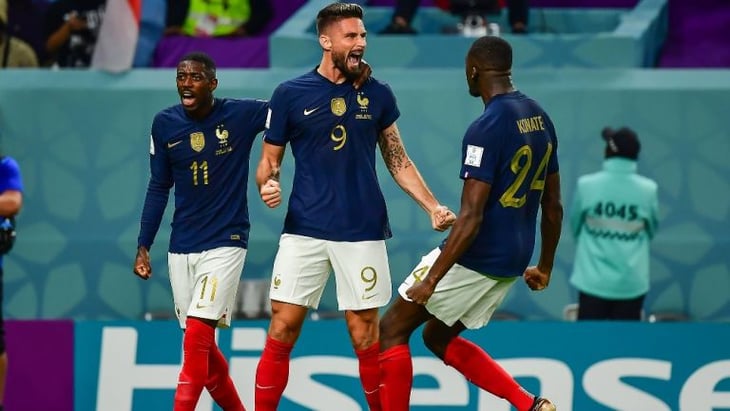 Francia revirtió la cuenta  y terminó aplastando a Australia por 4-1
