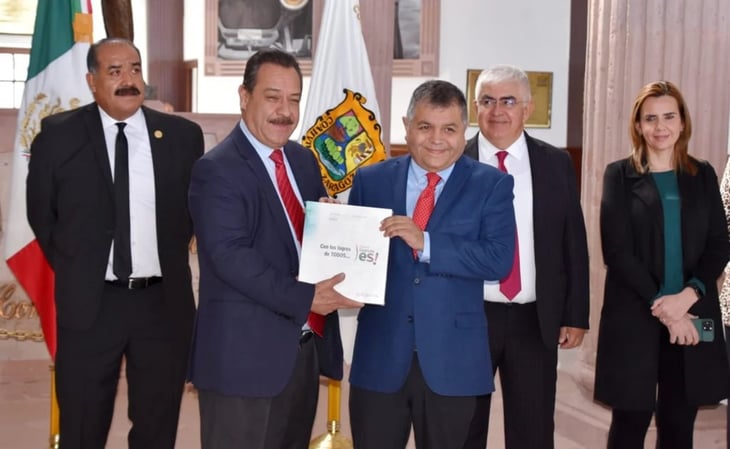 Riquelme Solís envía su quinto informe de gobierno al Congreso de Coahuila