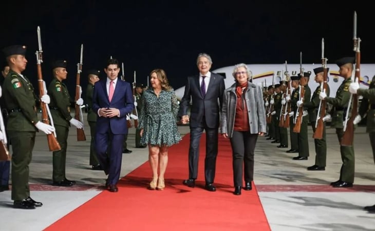 Arriba a México Guillermo Lasso, presidente de Ecuador