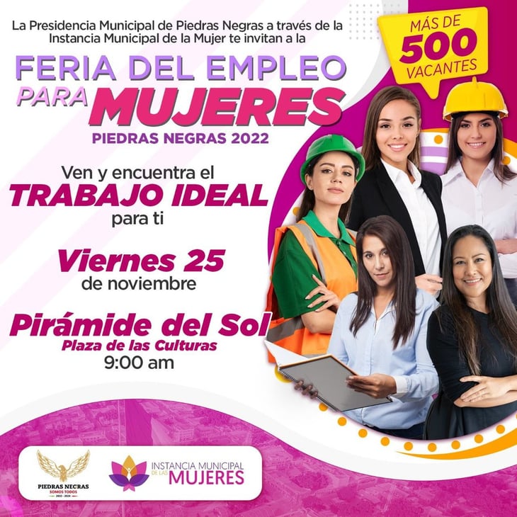 Feria del empleo ofertará más de 500 vacantes para las mujeres de PN