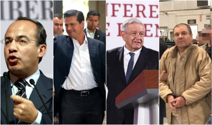 EU: Calderón, Peña y AMLO tienen ligas con 'El Chapo'