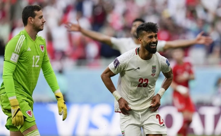 Irán dejó prácticamente eliminado a Gales tras la victoria de último minuto