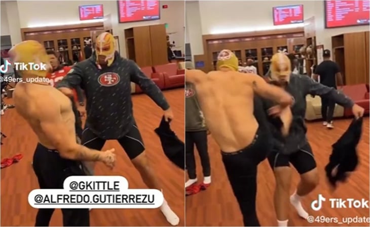 VIDEO: Jugadores de los 49ers de San Francisco 'organizan' pelea de lucha libre en vestidores