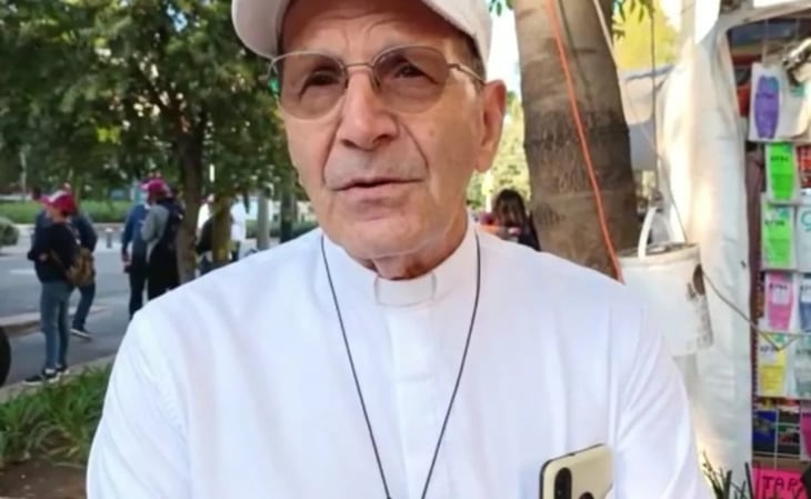 'No son acarreados, solo no tenían los medios para venir', dice padre Solalinde sobre asistentes a la marcha