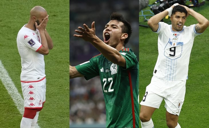 México, Uruguay y Túnez, los equipos que no han podido hacer gol en Qatar 2022