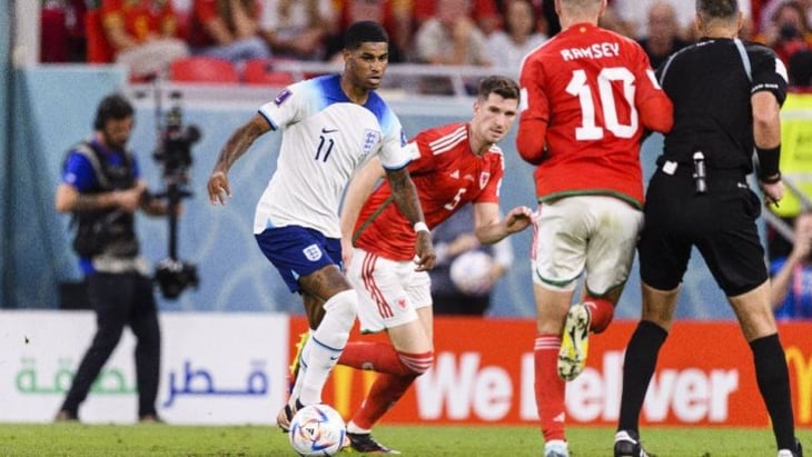 Rashford lidera la goleada de Inglaterra ante Gales por 3-0