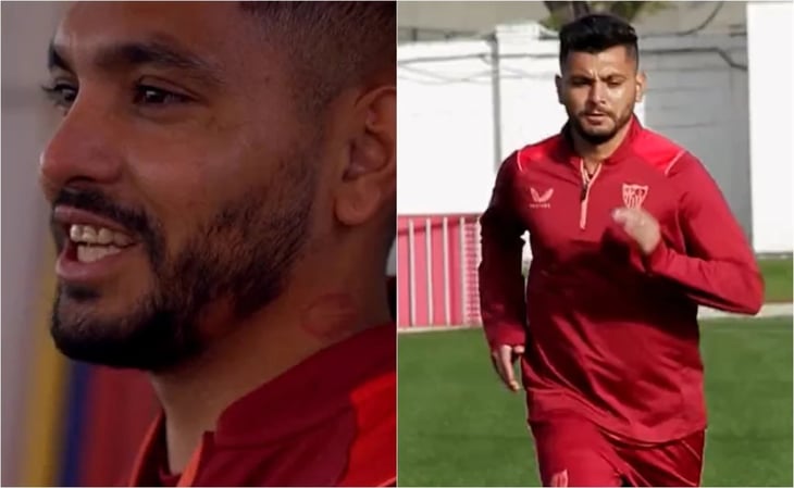 VIDEO: Jesús 'Tecatito' Corona vuelve a los entrenamientos con el Sevilla