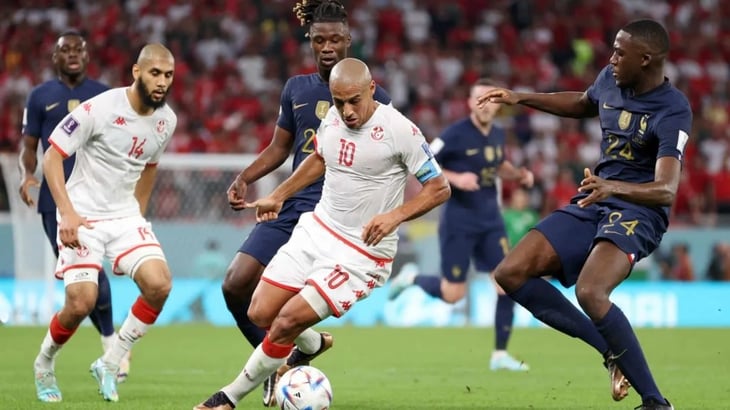 Túnez derrotó a Francia 1-0 pero no le alcanzó para avanzar a octavos