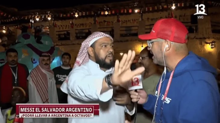 Mexicanos realizan broma pesada a periodista en el Mundial de Qatar 2022 y se hace viral